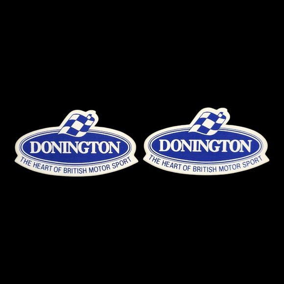 Donington The Heart Of British Motor Sport Vintage 90s Sticker Lot Of 3 NOS - Picture 7 of 8